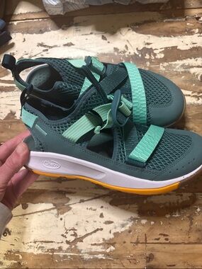 Chaco Women's Teal and Mint Sport Sandal